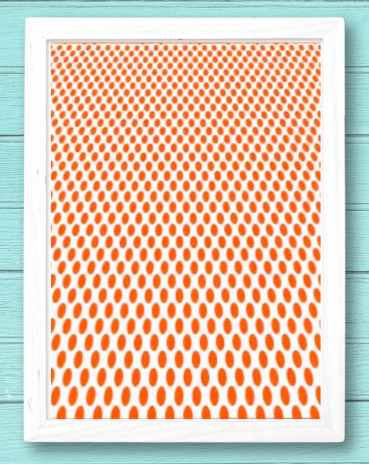 Stretched Dots Inverted Silkscreen