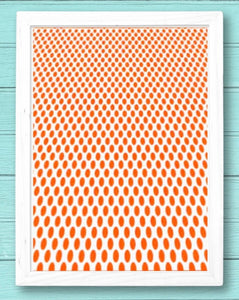 Stretched Dots Inverted Silkscreen
