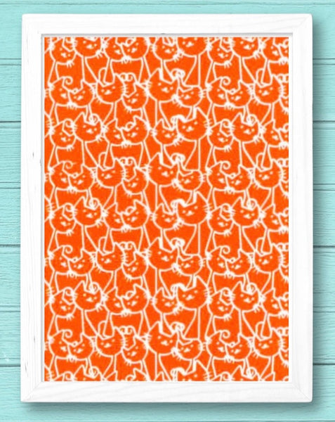 Cat Family Silkscreen