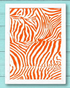 Zebra Skin Trio Silkscreen