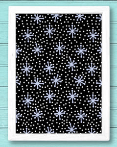 Christmas Silkscreen: Twinkle Stars 2-part Silkscreen