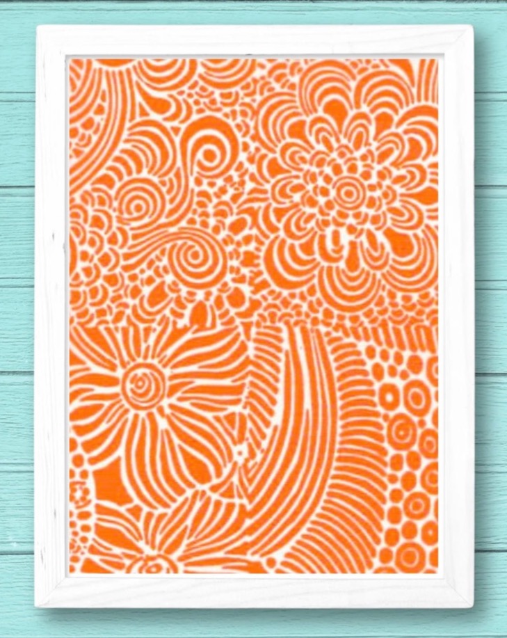 Zentangle Flower Sampler Silkscreen