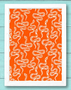 Tattoo Snakes Silkscreen