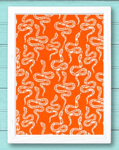 Tattoo Snakes Silkscreen