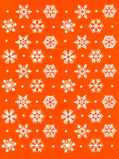 Christmas Silkscreen - Small Snowflakes